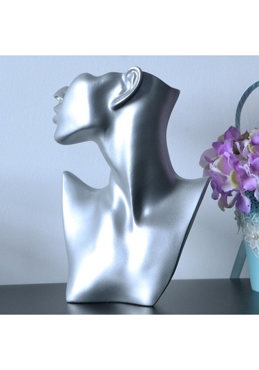 Trendooze Vitrin Tutucu Stili Sergileme Reçine Reçine Mücevher Malzeme L Kolye Gümüş A-l Fb