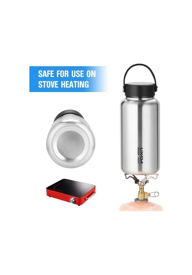 Hfambition Aiseely Paslanmaz Çelik Spor Matarası - 1050 Ml Geniş Ağız, Egzersiz Ve Outdoor Aktiviteler İçin İdeal Çok Renkli