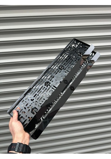 Vipplaka Renault 2 Uyumlu Ortası Mat Plakalık