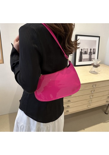 Jian Fan Bu Yılın Popülermoda Omuz Çantası Kadın Yeni Çok Yordül Renk Nazik Küçük Kareçanta Pembe Pembe