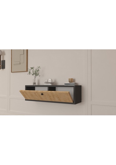 Uvar Montajlı Dresuar Safir Meşe Antrasit Antrasit - Meşe - Safir