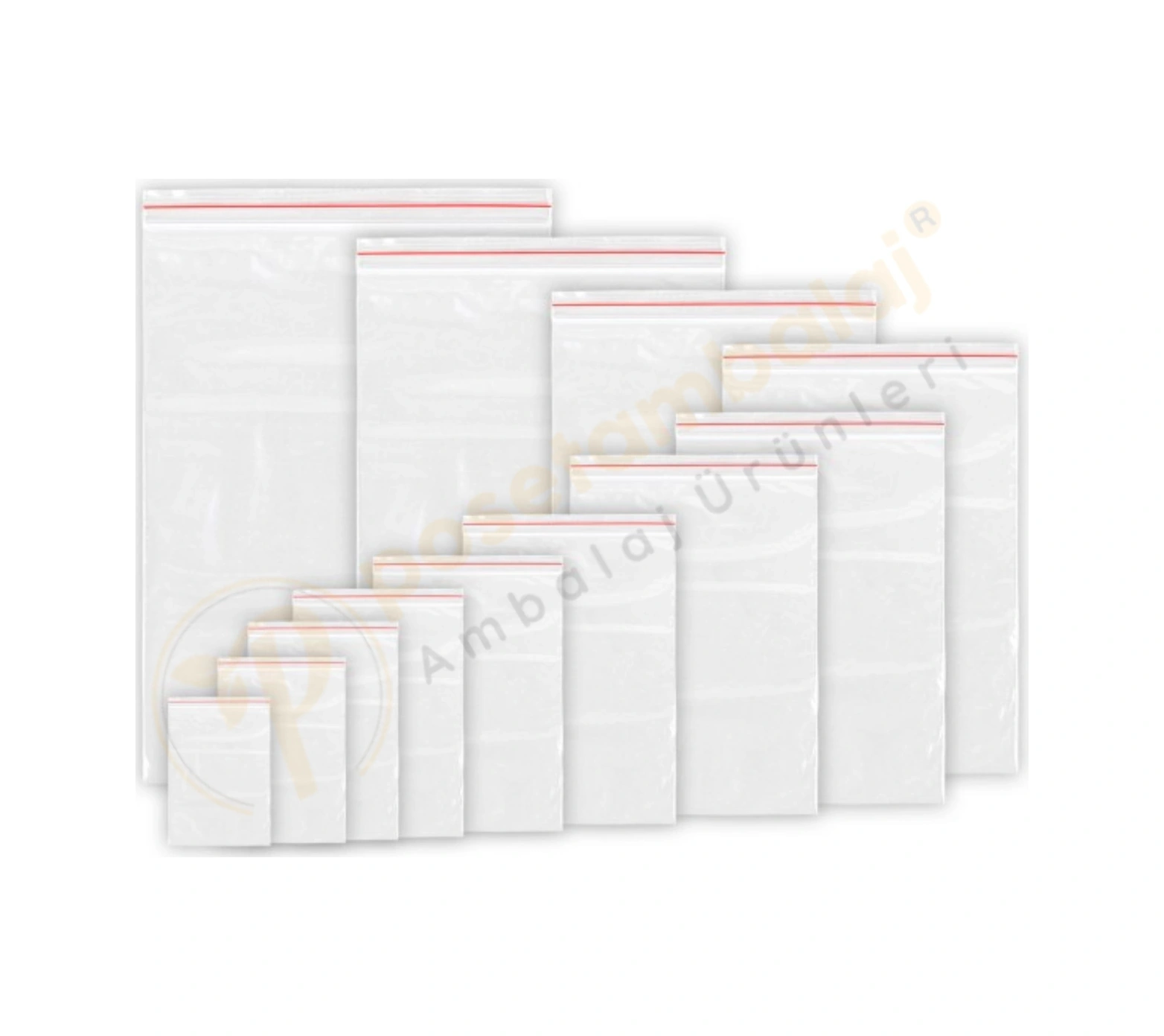 16x20 Cm. Kilitli Torba 100 Adet