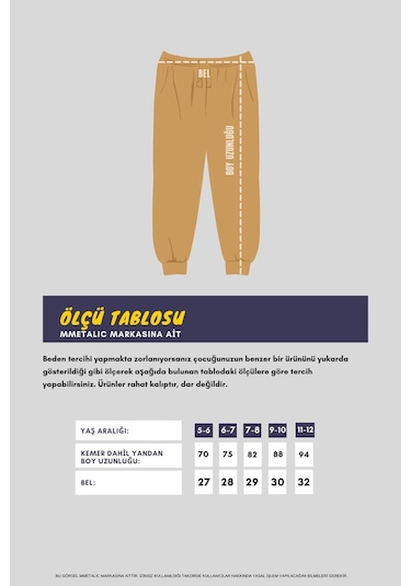 Mmetalic Lacivert Kalın Pamuklu Beli Ve Paçası Lastikli Cepli 5-6-7-8-9-10-11-12 Yaş Erkek Çocuk Eşofman Altı Mtlcc99-lacivert Lacivert