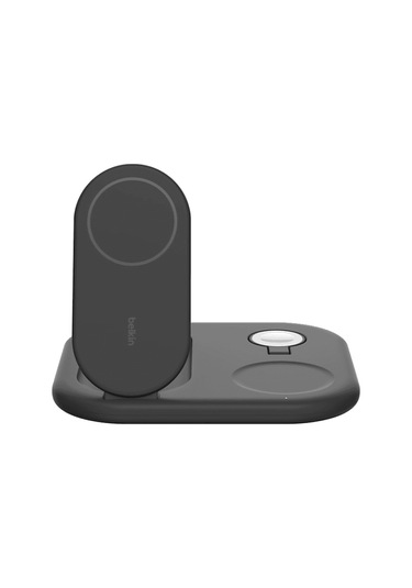 Belkın Qi2 WIZ029VFBK 15W 3 İn 1 Manyetik Şarj Cihazı Siyah