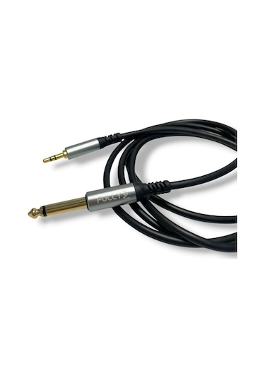 Fully 3metre 6.3mm Mono - 3.5mm Stereo Kablo