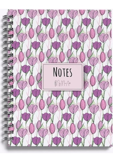 My Mia Art Tulip-midi 14x20 Çizgili Defter Çok Renkli
