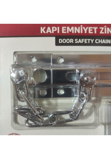 Kapı Emniyet Kilidi Zinciri Krom Renginde Beşel Yerli Üretim D...