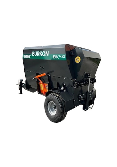 Burkon 4m³ Traktör Şaftlı Çekilir Yatay Yem Karma Makinesi