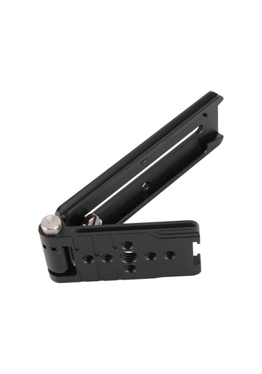 Geeroyoo Alüminyum Çift Katlı Eğilebilir L Tipi Kamera Hızlı Montaj Plakası - Arca Port Uyumlu, Soğuk Ayaklı, 1/4" & 3/8" Vida Delikleri İle Tripod Ve Aksesuarlar İçin Evrensel Kullanım