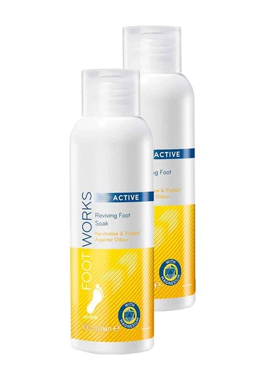 Avon Foot Works Active Canlandırıcı Ayak Banyosu 2 x 100 ML