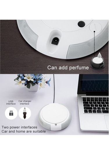 Sones Carzor Z1 2w Usb Araba Hava Temizleyici Negatif İyon Hava Temizleyici Beyaz