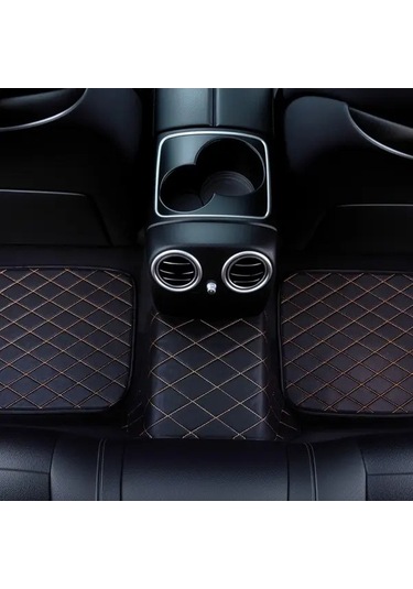 Sandwich Motion003 Audi S4 2017-2025 Kırmızı Premium Pvc Oto Paspası - Elmas Desenli Dayanıklı Otomobil İçin