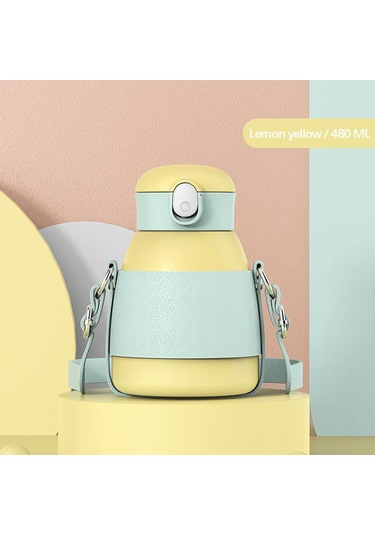 Suntek Spor Yetişkin Çocuklar Için Pipetli Vakum Yalıtım Sarı