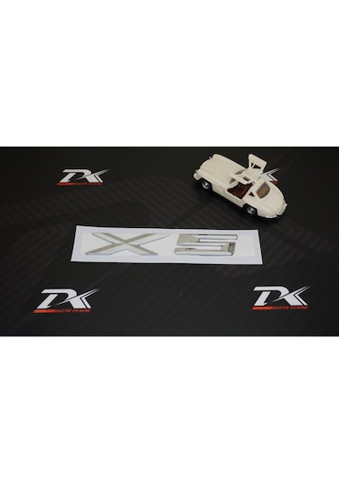 Bmw x5 Bagaj Krom Metal 3M 3D Yazı Logo