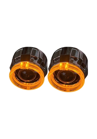 2.5 İnç Bi Xenon Mercek + C3 Model Turuncu Kapak