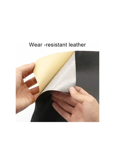 Sones 30x137 Cm Kendinden Yapışkanlı Deri Kanepe Tamir Yaması Araba Koltuğu Pvc Deri Etiket Koyu Kahverengi