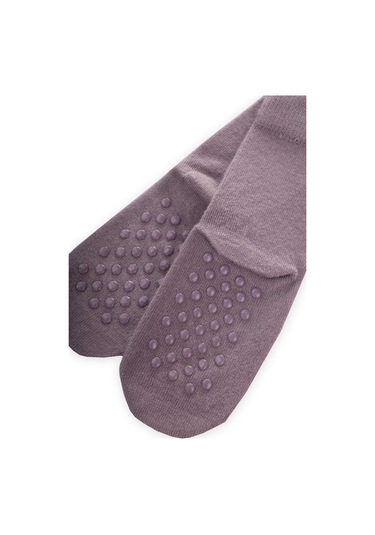 Cigit Tabanı Abs Li Bambu Çocuk Çorabı Gri Gri