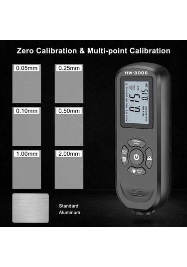 Suofeng Yüksek Hassasiyetli Lcd Dijital Otomobil Film Kalınlık Ölçer, Üç Prob Modu Ve Veri İstatistiği İle Otomotiv Boya Kaplama Test Cihazı