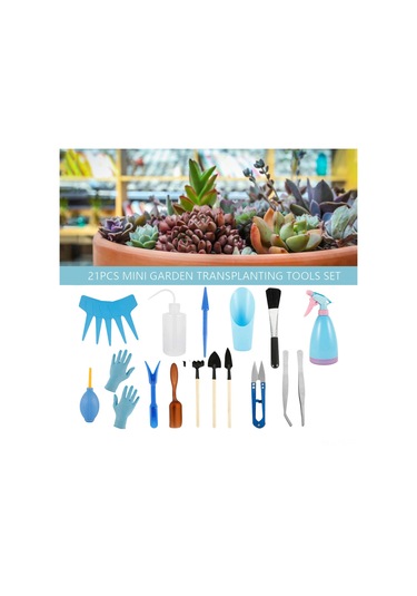 Teltree 21 Parça Çok Bitki Bahçe Aleti Seti: Toprak Gevirme, Köklendirme, Sulama, Budama İçin Pratik Ev/ofis/ Bahçe Aletleri