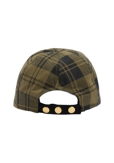 Barbour Elaine Check Şapka Ol51 Olive Check Yeşil