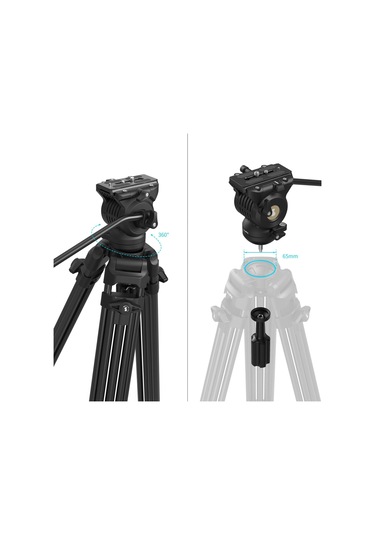Smallrig 5440 Ad14 Ağır Hizmet Tipi Alüminyum Alaşımlı Tripod