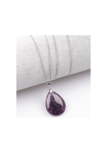 Ametist Kolye Ucu Damla