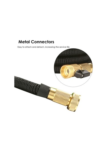 Pazly Genişletilebilir Bahçe Hortumu - Pratik, Esnek, Nozullu Zemin Yıkama, Sulama, Hayvan Temizliği