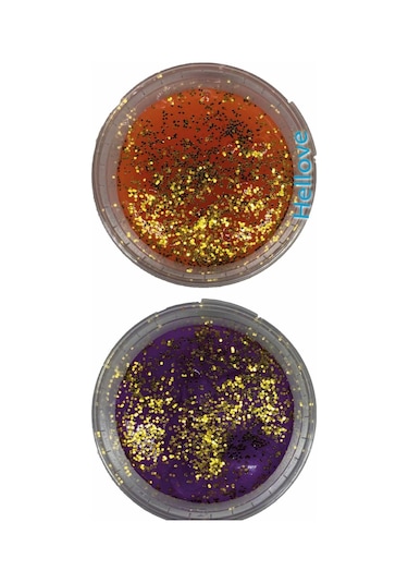 Slime Simli 2 Renk Kaliteli Ele Yapışmayan Pofuduk Yumuşacık Slime