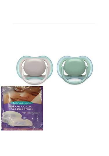 Avent Ultra Air Emzik Lansinoh Blue Lock Göğüs Pedi Hediyeli