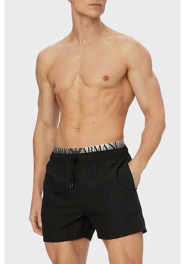 Emporio Armani Erkek Deniz Şortu Em000687 Af20432 Uc001 Siyah