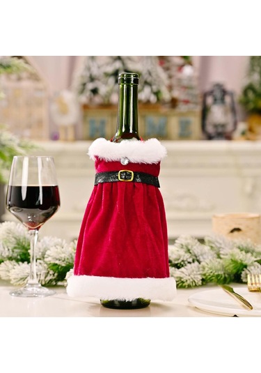 Suntek Noel Şarap Şişesi Kapağı Parti Malzemeleri Masaüstü