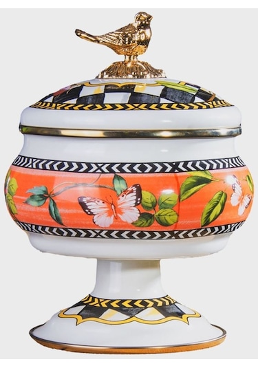 Emaye Ayaklı Şekerlik Paradise