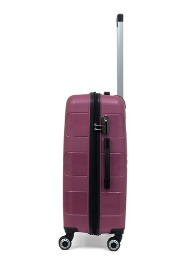 Lucas Polipropilen Kırılmaz Valiz, Orta Boy Gül Kurusu