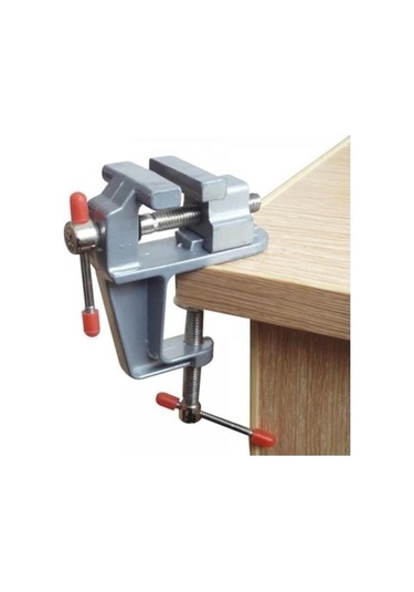 Buffer Mini Masa Tezgah Hobi Mengenesi Sabitleme Sıkıştırma Aparat 30mm Mavi