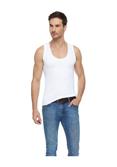 6'Lı Paket Tutku Elit 1201 Modal Elastan Erkek Atlet