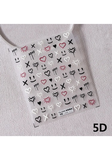 1 Adet 5d Mısır Kedi Nail Art Kawaii Çıkartmalar Bronzlaşmaya Karikatür Kedi Tasarım Kendinden Yapışkanlı Manikür Çıkartmaları Dekorasyon Aksesuarları Dıy Beyaz İle Siyah