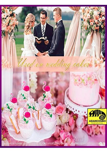 Asiancosmo Canape İçin 15 Cm 20 Adet Pembe Flamingo Bambu Şişleri 268455099