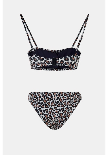 Amarelle Capetown Leopar Desenli Çıkarılabilir Pedli Bikini Takım Leopar