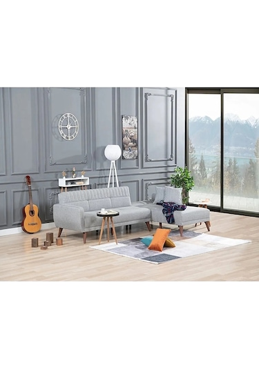 Beringen Köşe Koltuk - Gri