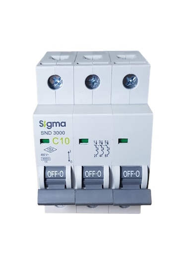 3X10A C/3Ka W Otomatik Sigorta Sigma