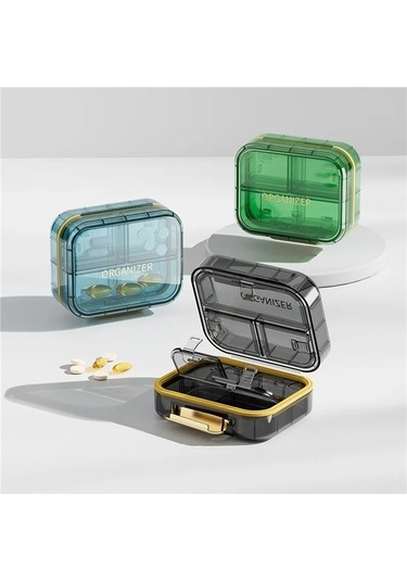 Maoyaya Renkli Kutusu Kutusu İzgaralar İlaç Hap Hap Ev Çok Çapraz Baskı Açık 4 Bm Çok Renkli