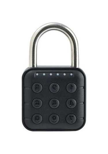 Besthome1 Siyah Renk Sy13 Model Cr2032 Pil İle Şifreli Akıllı Kilit, 6 Haneli Şifre