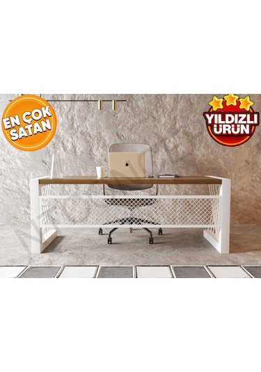 Alfa Ntconcept Masif Ağaç Ofis Ve Çalışma Masası 6