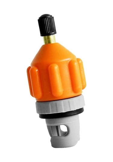 Trendooze Valfi Turuncu Şişme Pompası Pompa Hava Hava Eklentisi Dönüştürücü Bot Adaptörü 7.8x3.4cm Li
