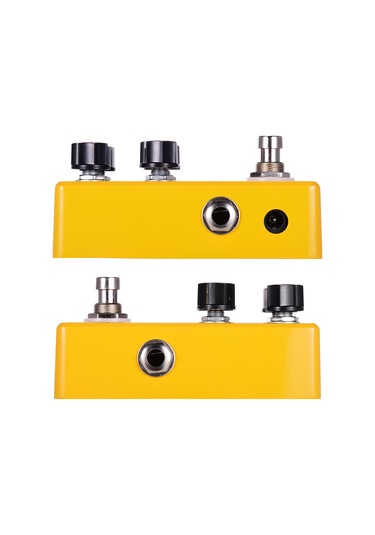 Geeksen Elektrik Gitar İçin Bas Tiz Seviye Kontrolleri Ve True Bypass Tasarımına Sahip D-8 Overdrive Gitar E Sarı