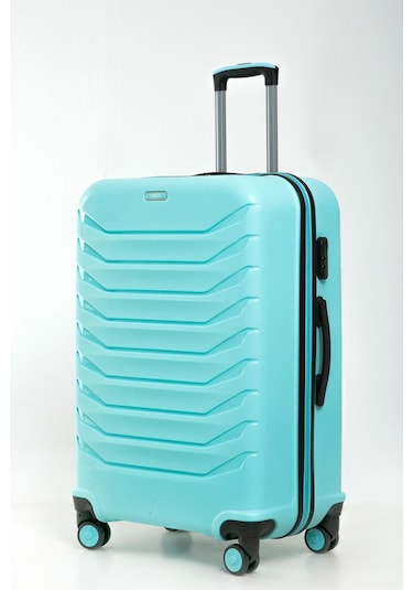 Yefa Pp Polipropilen Kırılmaz Orta Boy Valiz Su Yeşili