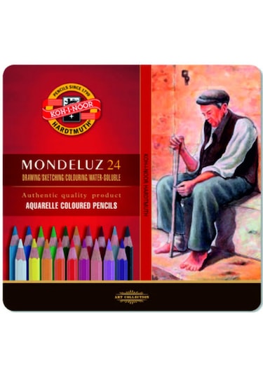 Koh-ı-noor Mondeluz 24 Renk Aquarell Boya Kalemi