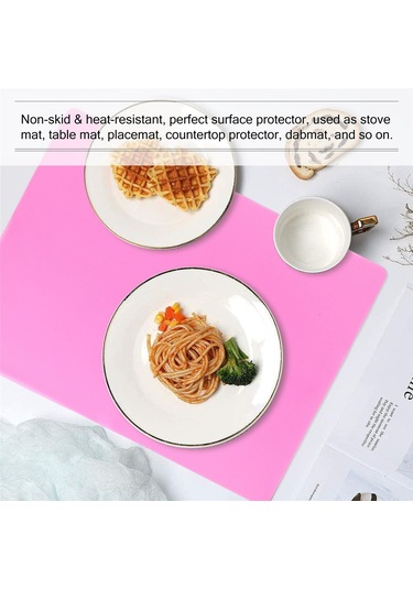 2 Paket A3 Ekstra Büyük Silikon Levha Kalıpları Mat, Mavi Ve Pembe Diğer