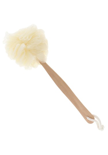 Homyl Uzun Saplı Duş Puf Sünger Peeling Örgü Fırça Scrubber