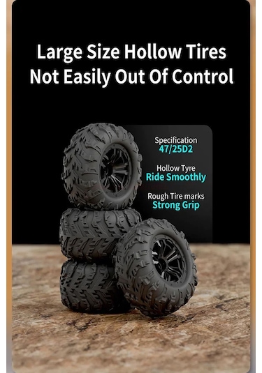 50 Km Hız Yapan Metal İç Aksam Rc Araba 2.4ghz Şarjlı Uzaktan Kumandalı Araba Karışık